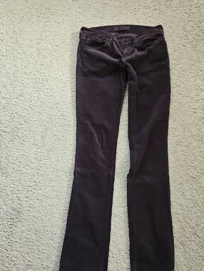 Women's Dark Brown Slim Bootcut Jeans
